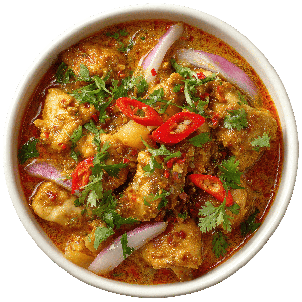 choice of goat, chicken, paneer pieces cooke din charcoal and tossed in masala indian spices curry